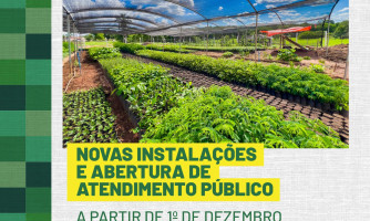 VIVEIRO MUNICIPAL | Novas instalações e Doações de Mudas